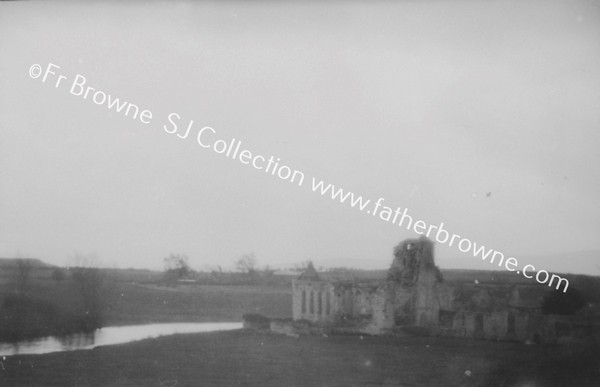 ATHASSEL PRIORY DISTANT VIEW FROM N.W. WITH RIVER SUIR